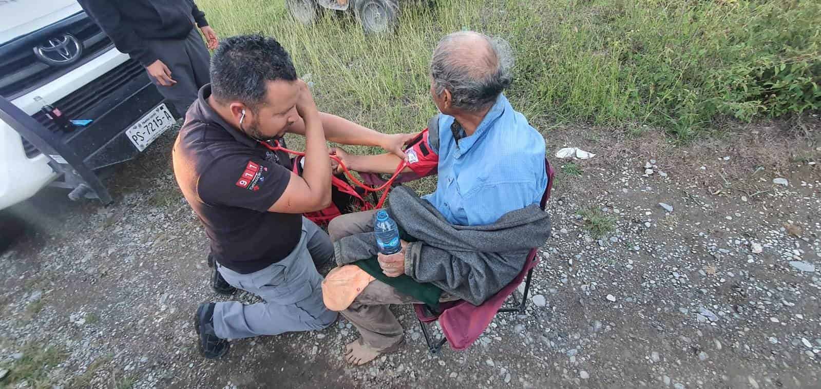 Un hombre de la tercera edad que se encontraba perdido en la sierra de Linares, fue localizado ayer lunes por una familia