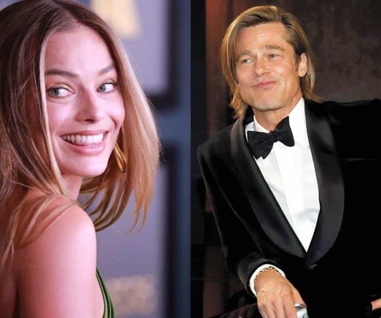 Margot Robbie persuadió a director para besar a Brad Pitt Margot Robbie persuadió a director para besar a Brad Pitt