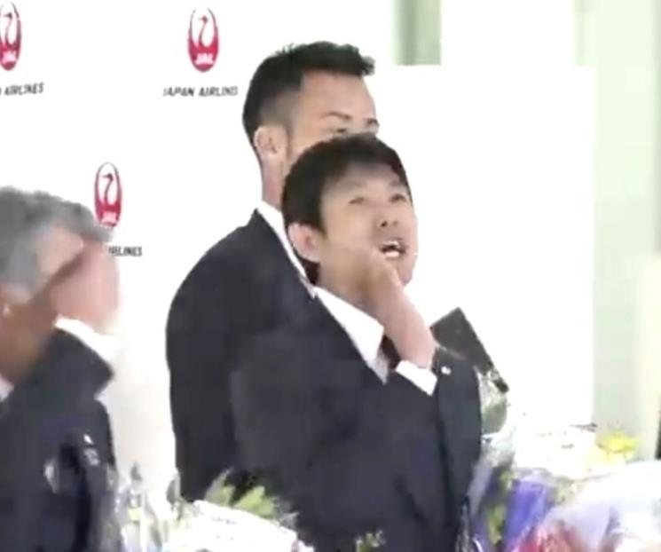 Reciben en Japón como héroes en a su selección Reciben en Japón como héroes en a su selección