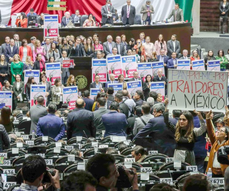 Desechan diputados reforma en materia electoral