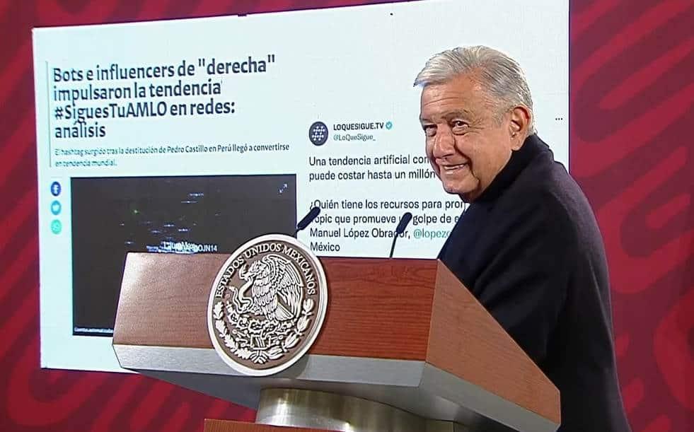 AMLO responde ante tendencia en Twitter