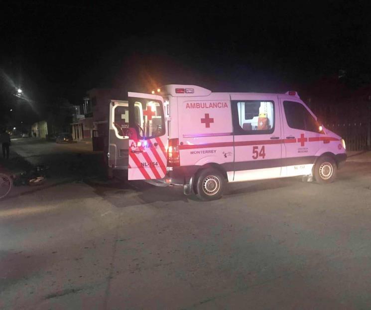Sale herido motociclista en choque