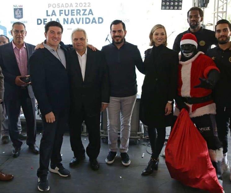 Festeja NL a policías; anuncian aumento de sueldo