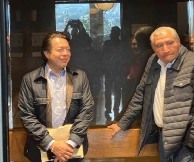 Se reúne AMLO en NL con Adán y líder de Morena