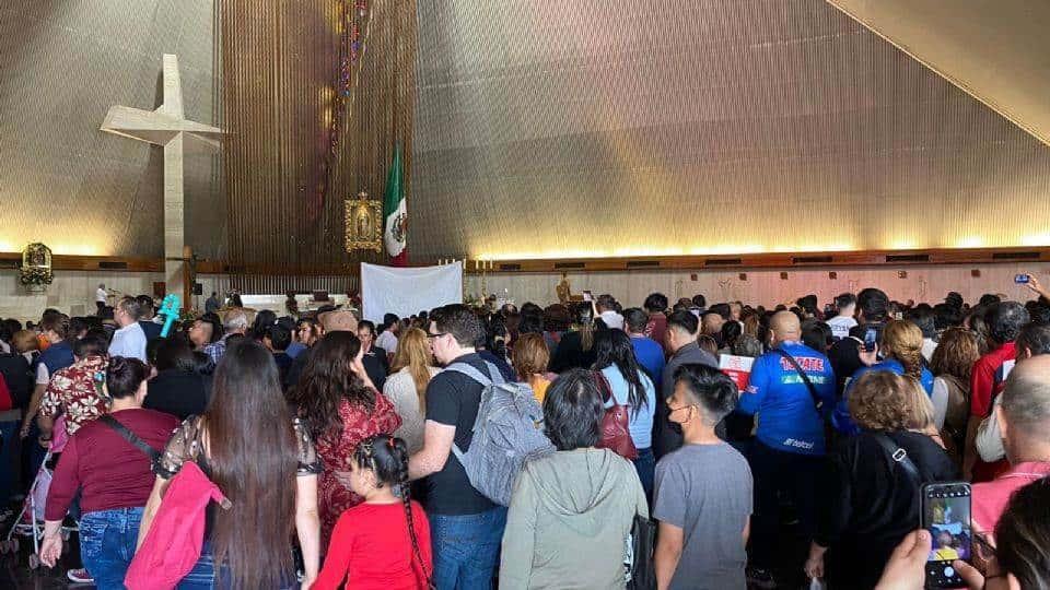 Crece presencia de peregrinos en la Basílica Crece presencia de peregrinos en la Basílica