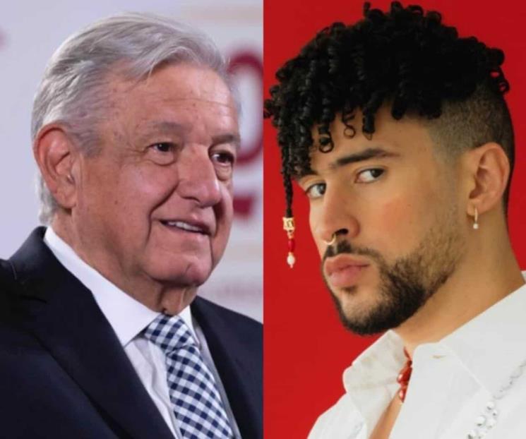 AMLO propone a Bad Bunny que cante gratis en el Zócalo AMLO propone a Bad Bunny que cante gratis en el Zócalo