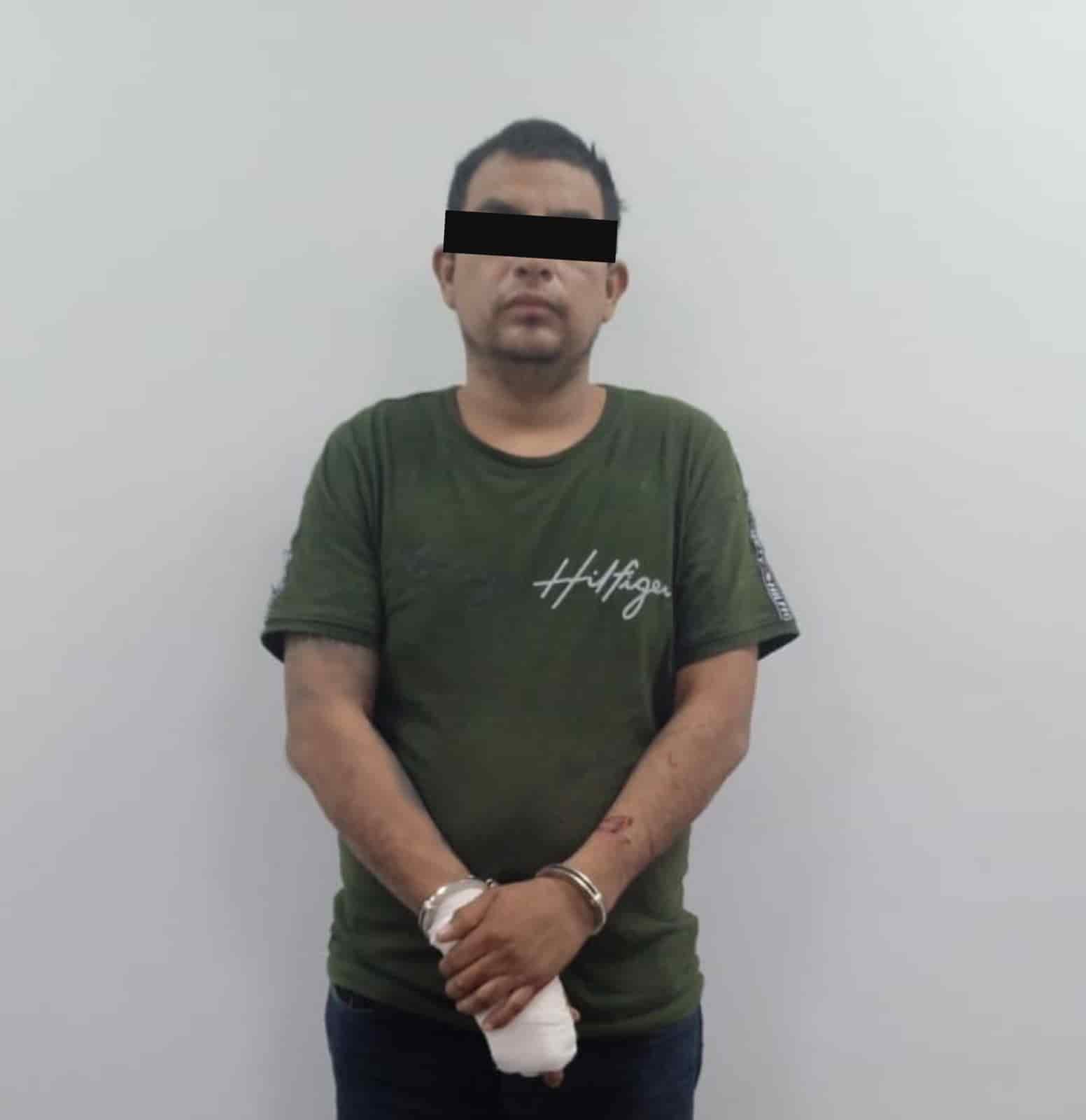 El presunto responsable del secuestro de dos personas y la agresión contra elementos de la AEI en el municipio de Villaldama, fue arrestado horas después de los hechos