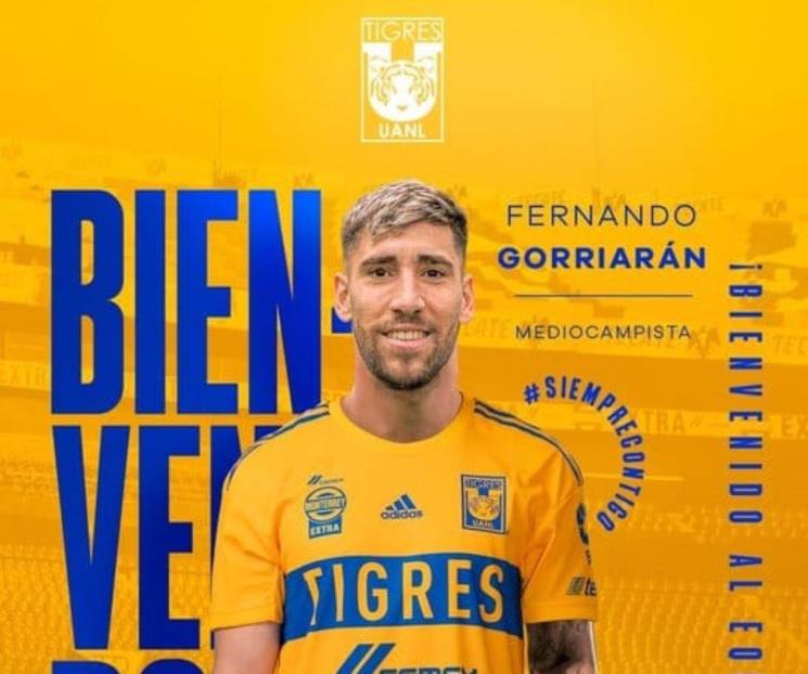 Confirma Tigres fichaje de Gorriarán Confirma Tigres fichaje de Gorriarán