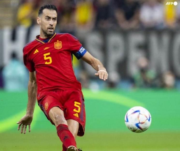 Se retira Busquets de la Selección Española