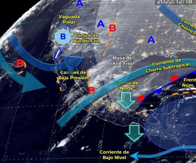 Por frente frío 17 se esperan lluvias y bajas temperaturas