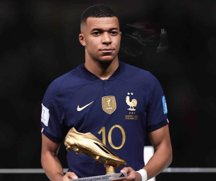 La cara de la derrota... Mbappé gana la Bota de Oro
