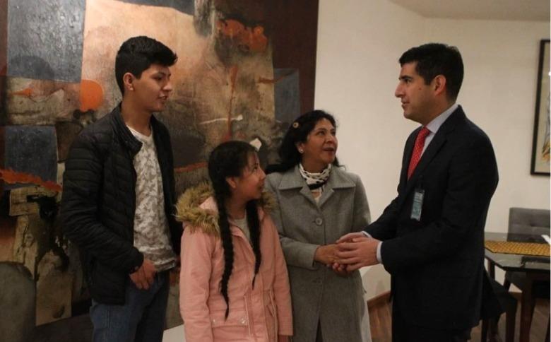 Familia de expresidente de Perú, llega a México