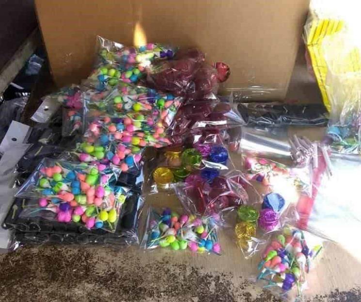 Decomisan pirotecnia en Juárez