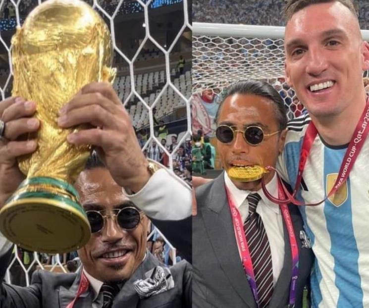 Investiga FIFA a chef por invadir cancha en final de Qatar Investiga FIFA a chef por invadir cancha en final de Qatar