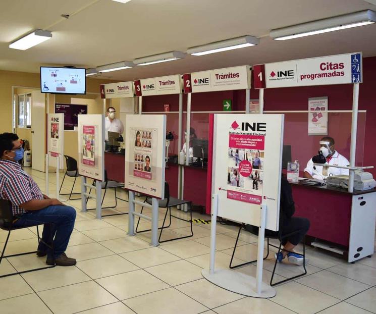 Suspenden servicios en Módulos del INE