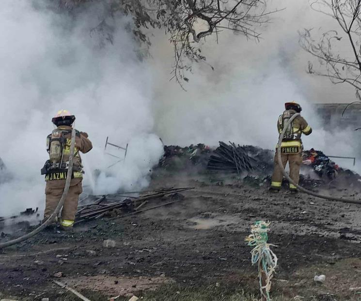 Arde tejabán en Apodaca Arde tejabán en Apodaca