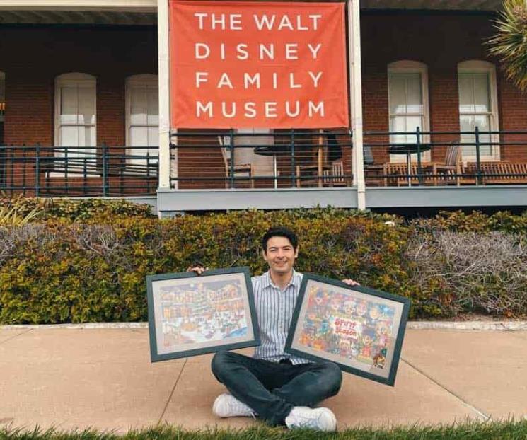 Ilustrador mexicano exhibe obras navideñas en museo Disney Ilustrador mexicano exhibe obras navideñas en museo Disney