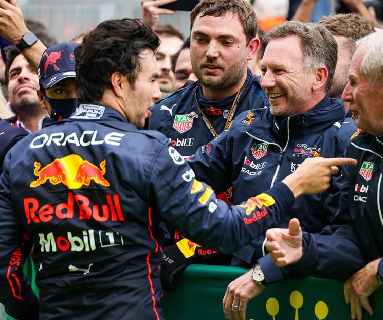 Elogia Marko a Checo Pérez