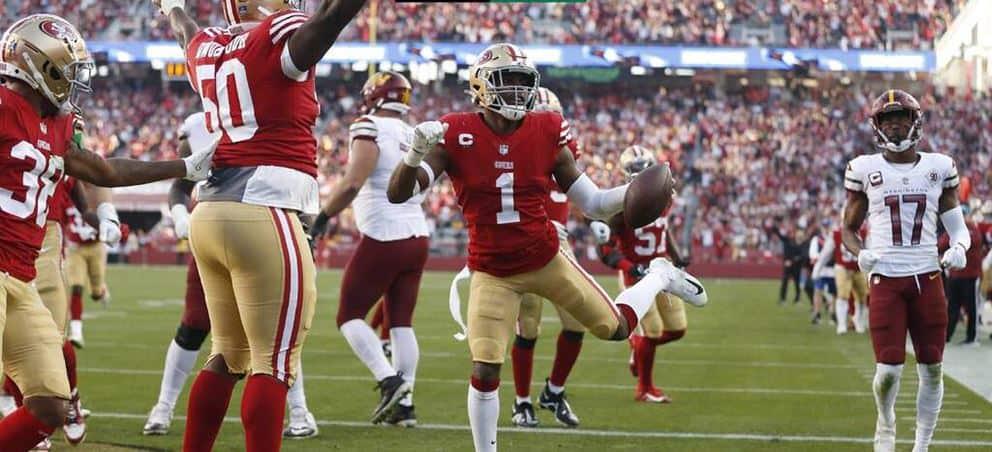 Triunfo de 49ers por 37-20 ante Commanders