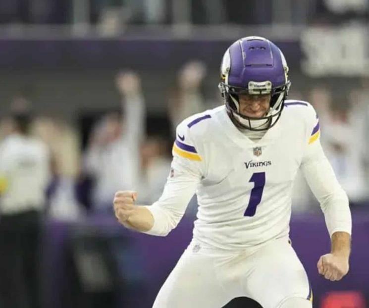 Vikingos superan a Giants con gol de campo de Joseph Vikingos superan a Giants con gol de campo de Joseph