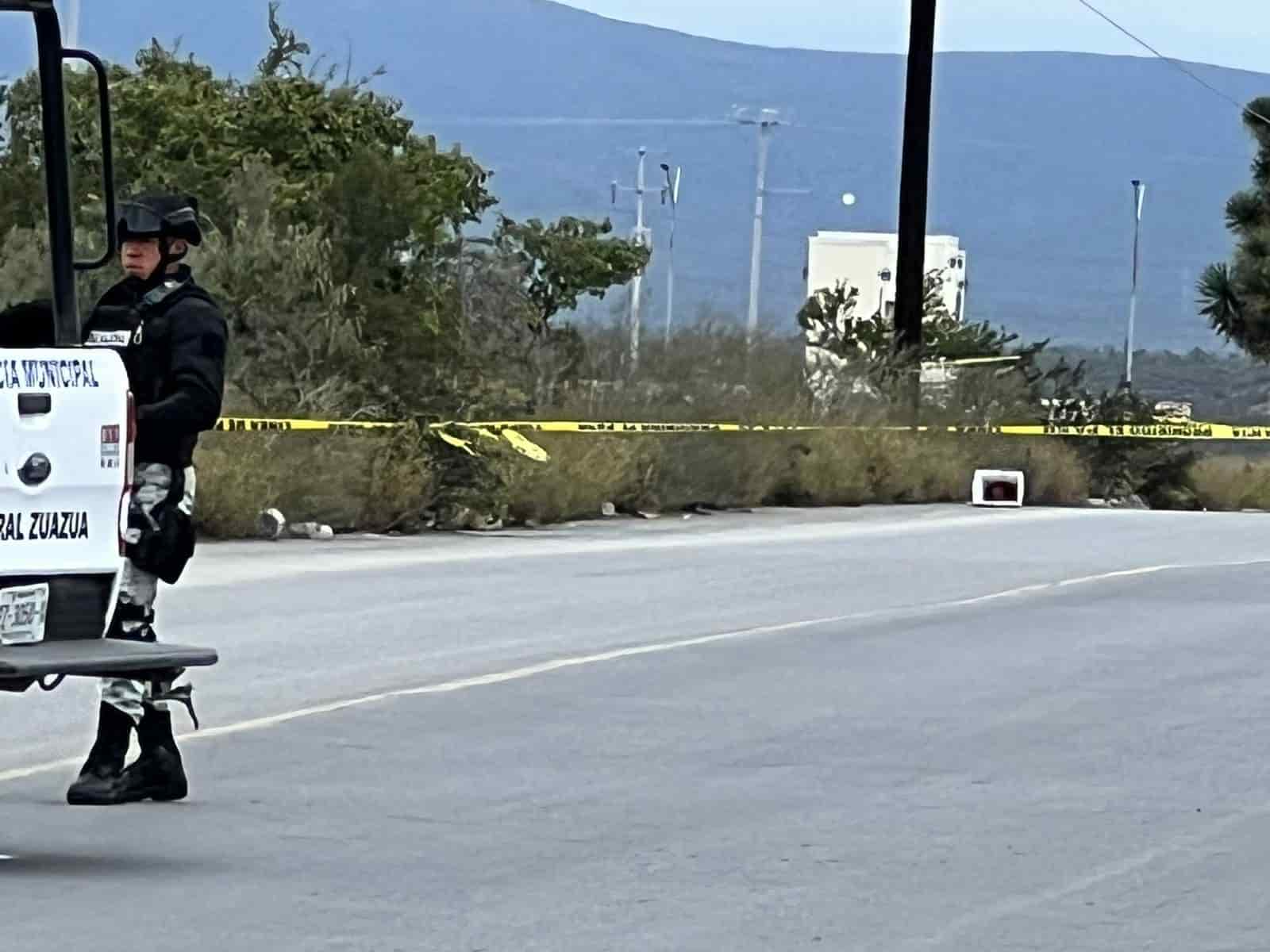 La cabeza de un hombre fue dejada dentro de una hielera, con un machete al lado de la misma y un narcomensaje a unos metros, en Zuazua