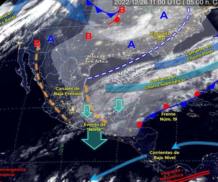 Este lunes habrá un nuevo frente frío; continuarán heladas Este lunes habrá un nuevo frente frío; continuarán heladas