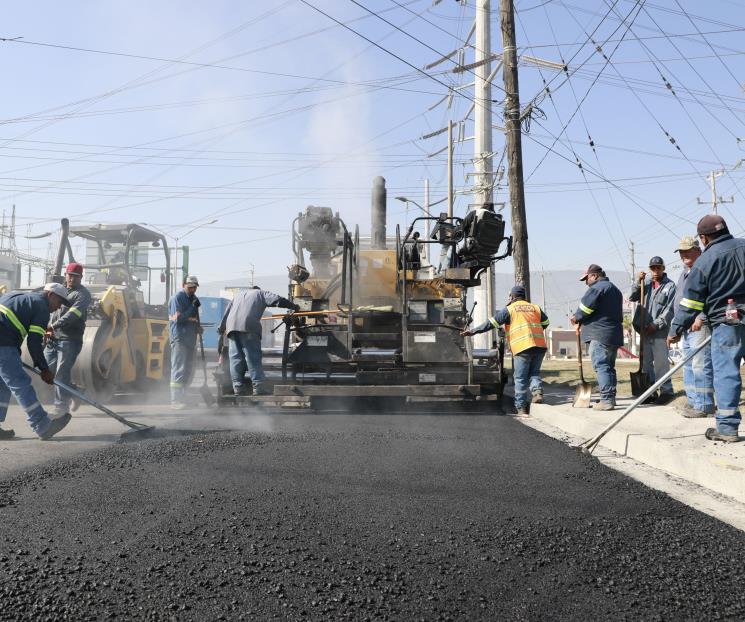 Va a buen paso rehabilitación de pavimento en Sendero