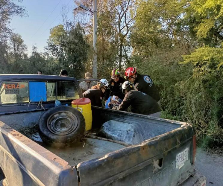 Deja choque a una pareja lesionada