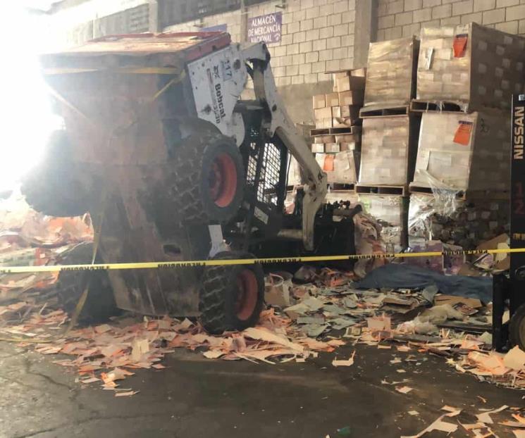 Muere hombre aplastado por montacargas al norte de Monterrey