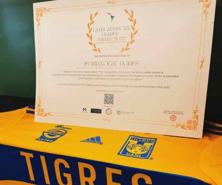 Recibe Tigres reconocimiento para Líderes en América Latina