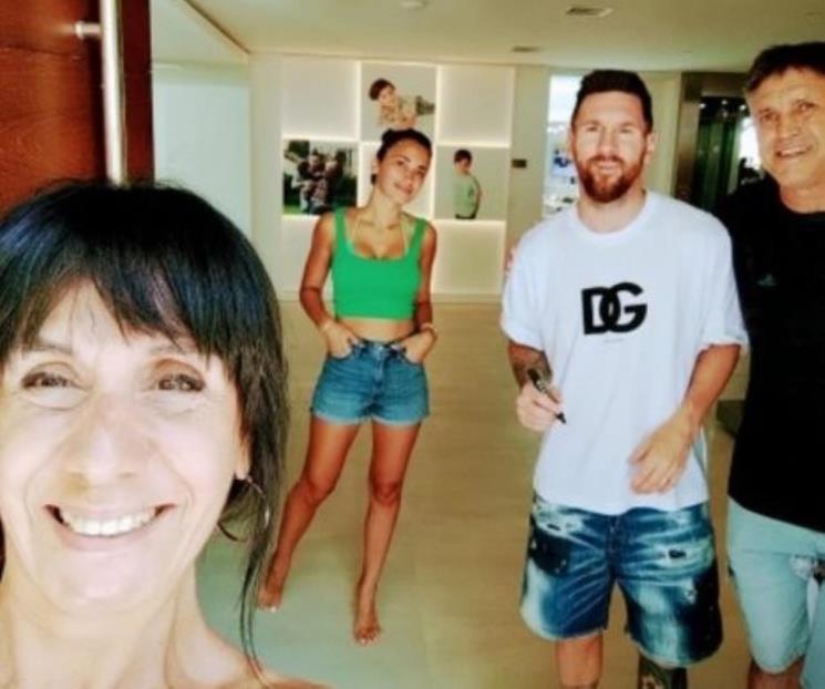 Niega ir con su mamá a hacer trámite, ella se topa a Messi Niega ir con su mamá a hacer trámite, ella se topa a Messi