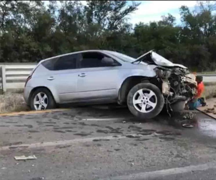 Sufre familia accidente en la Nacional Sufre familia accidente en la Nacional