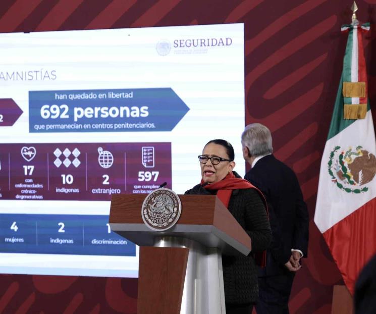 692 presos han sido liberados en el último mes, dice SSPC