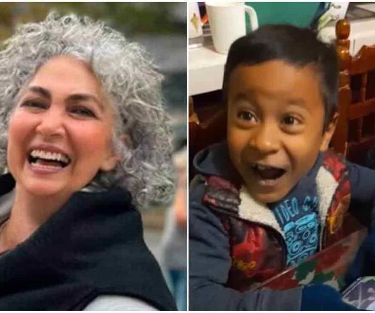 Amanda Miguel hace invitación a niño que cantó Castillos