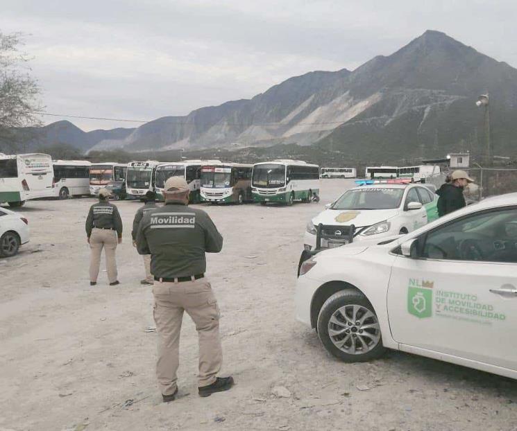 Inspeccionan Ruta 13; retiran seis unidades Inspeccionan Ruta 13; retiran seis unidades