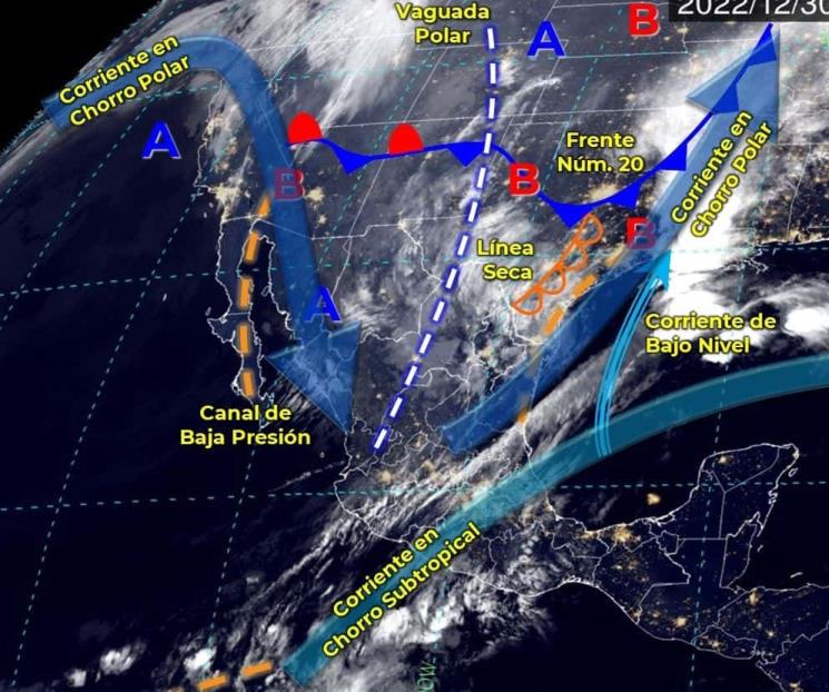 Afectaciones del Frente Frío Número 20 y 21 en los estados