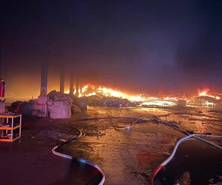 Alarma incendio en empresa