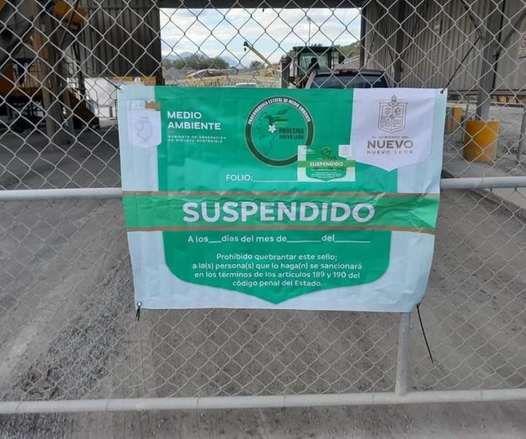 Suspende NL empresa de fabricación de carpeta asfáltica Suspende NL empresa de fabricación de carpeta asfáltica