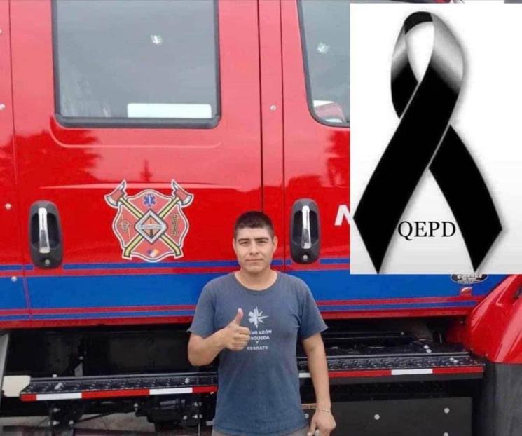 Alistan guardia de honor por elemento fallecido en incendio