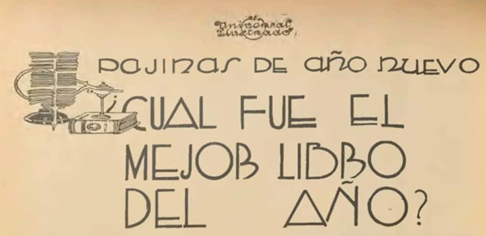 Hace casi 100 años,  fueron elegidos como libros del año