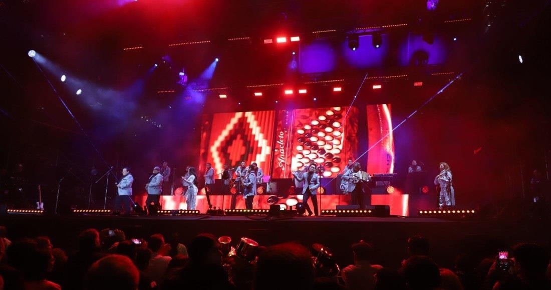 Con cuenta regresiva, Los Ángeles Azules recibieron al 2023 Con cuenta regresiva, Los Ángeles Azules recibieron al 2023