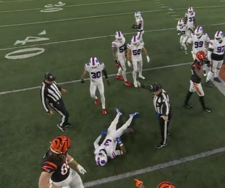 Hamlin se desvanece en pleno juego Hamlin se desvanece en pleno juego