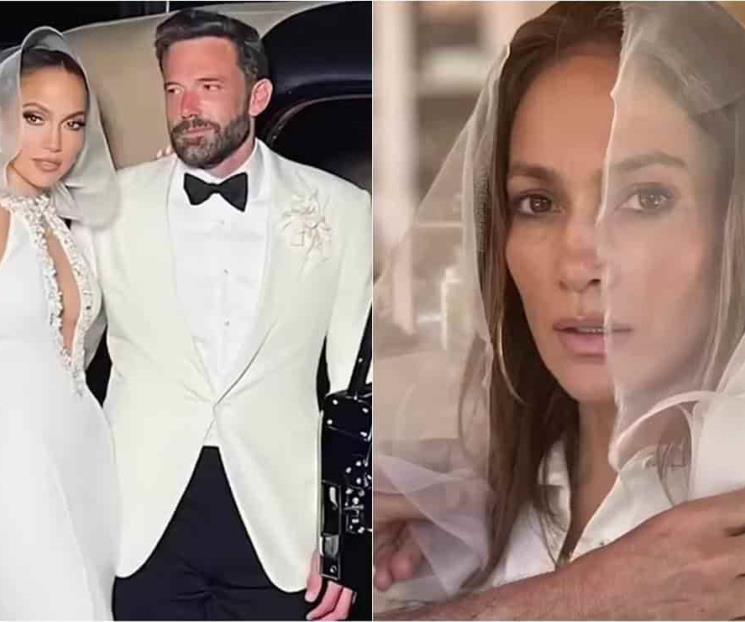 Comparte JLo fotos nunca vistas de su boda con Affleck Comparte JLo fotos nunca vistas de su boda con Affleck