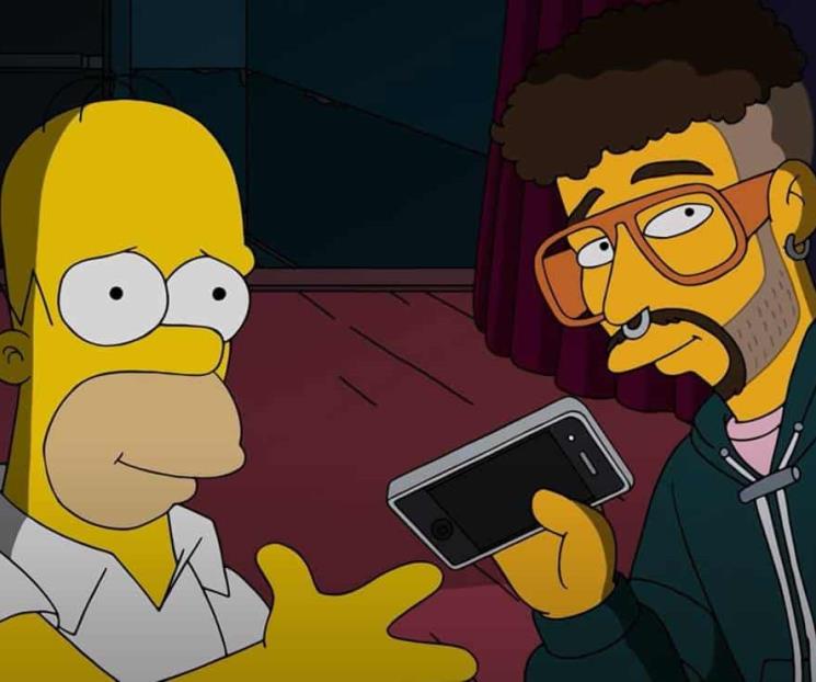 Los Simpson predijeron incidente de Bad Bunny con celulares Los Simpson predijeron incidente de Bad Bunny con celulares