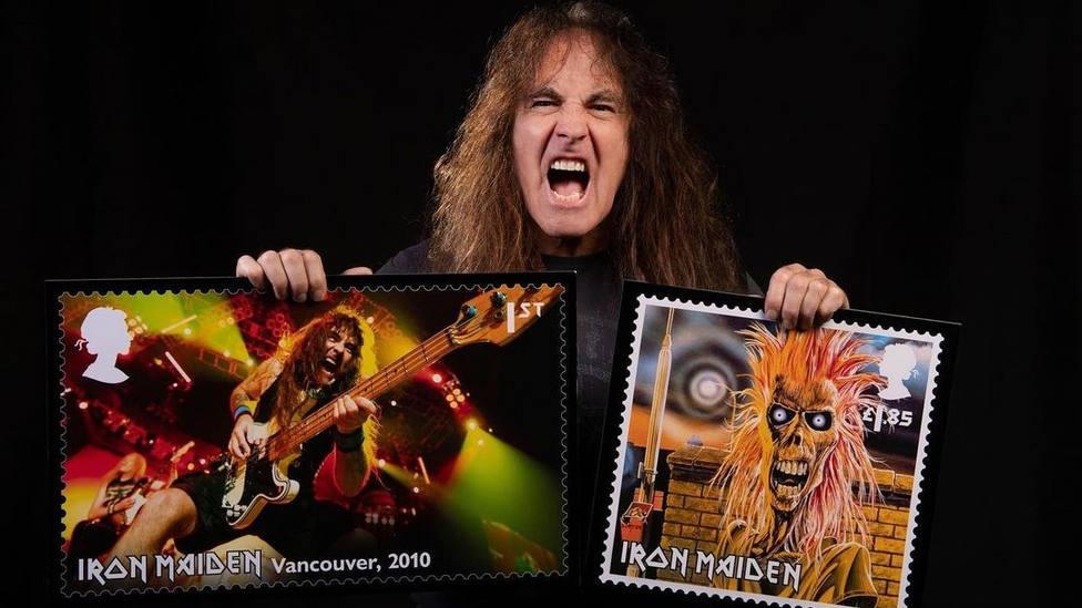 Homenajean a Iron Maiden con sellos postales Homenajean a Iron Maiden con sellos postales