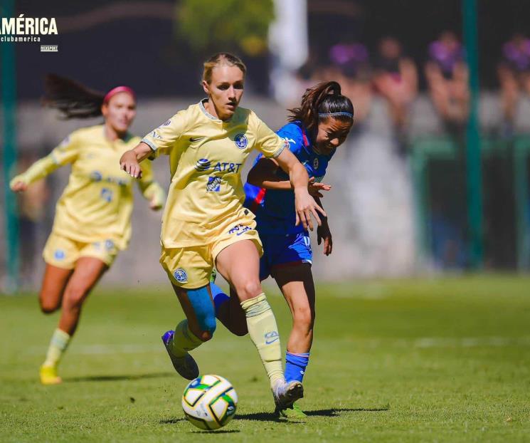 Igualan América y Cruz Azul en la Femenil Igualan América y Cruz Azul en la Femenil