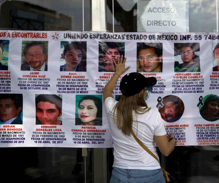 Suman 109 mil 743 personas desaparecidas en México Suman 109 mil 743 personas desaparecidas en México