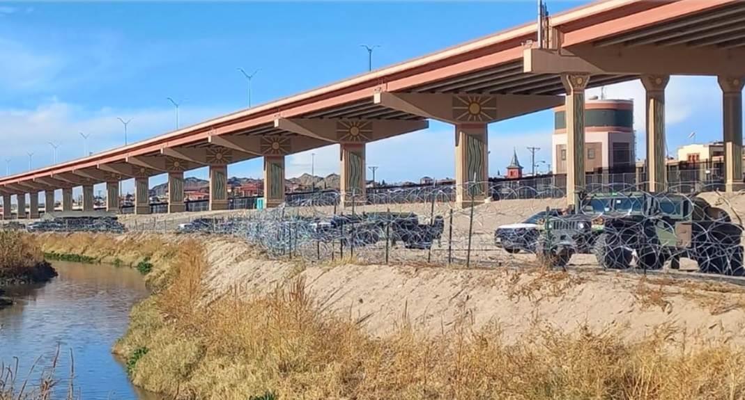 Extienden malla ciclónica en Río Bravo ante visita de Biden Extienden malla ciclónica en Río Bravo ante visita de Biden