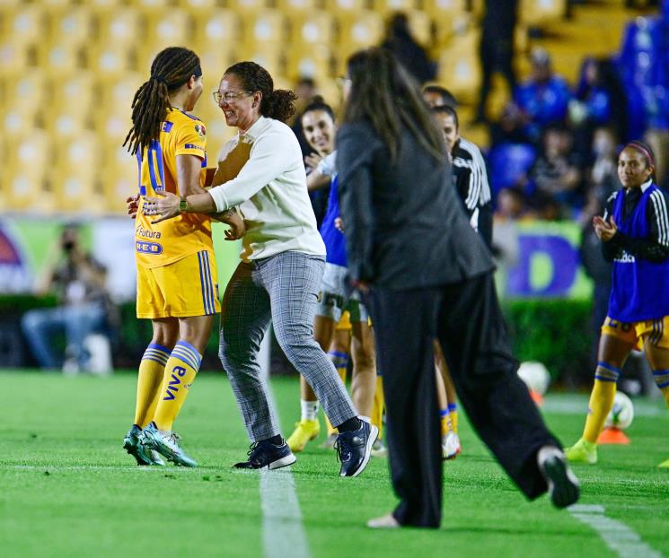 Feliz Moscato con triunfo de Tigres Femenil Feliz Moscato con triunfo de Tigres Femenil