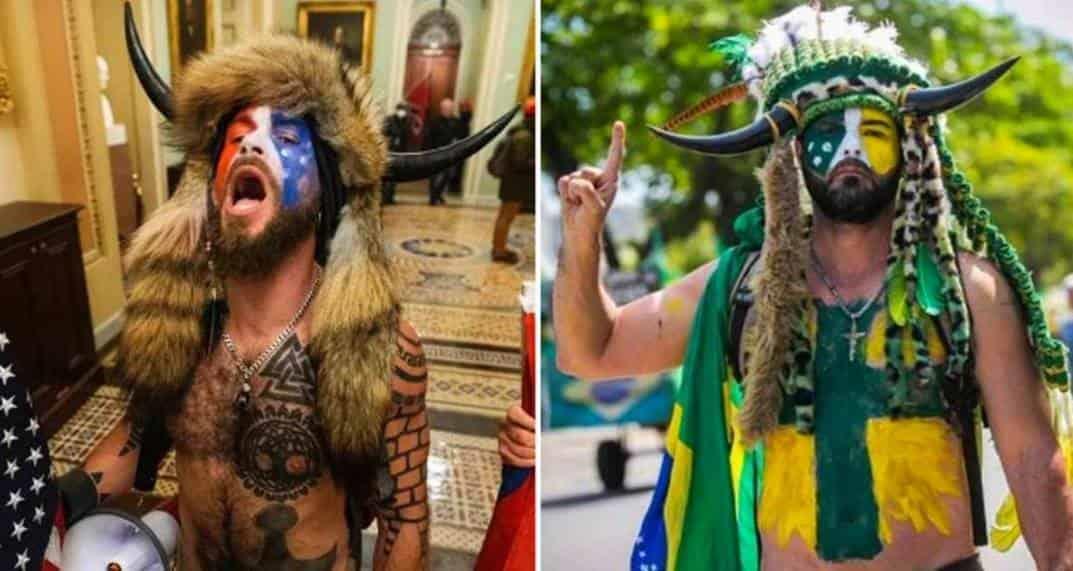 ¿Imagen de vikingo bolsonarista es falsa? ¿Imagen de vikingo bolsonarista es falsa?
